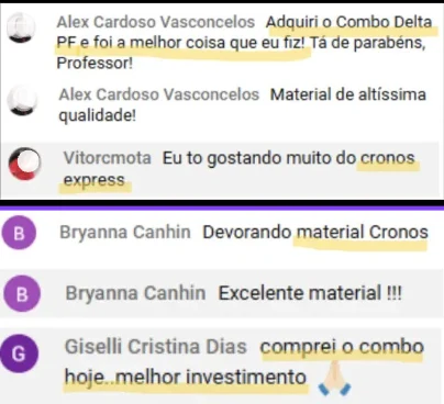 Depoimento de aluno aprovado